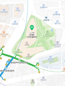 동대문디자인플라자(DDP) 위치 지도