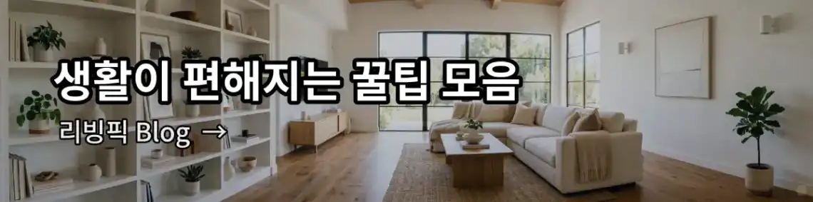 생활이 편해지는 꿀팁 모음, 일상 속에서 유용한 정보와 아이디어를 제공하는 블로그입니다. 알아보기