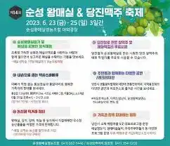 순성왕매실&당진맥주축제